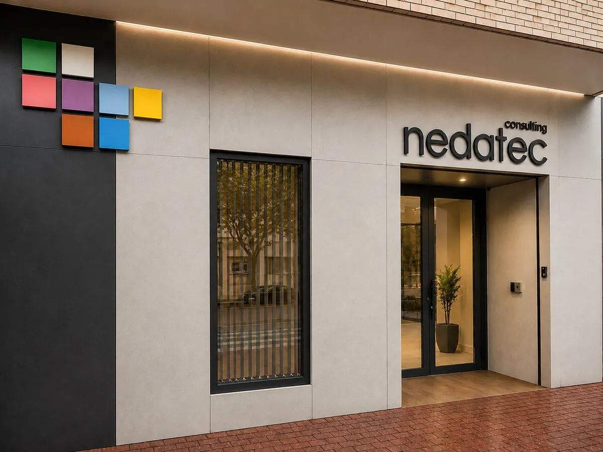 Fachada de las oficinas de Nedatec